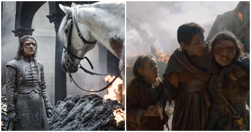 game of thrones arya white horse