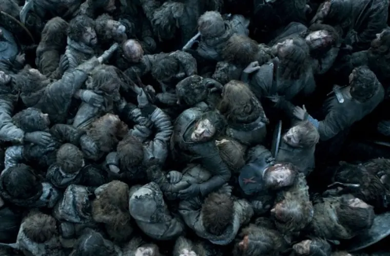 Jon Snow during the Battle of the B***rds.