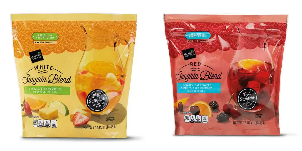 Aldi's sangria kits.
