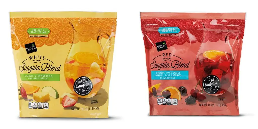 Aldi's sangria kits.