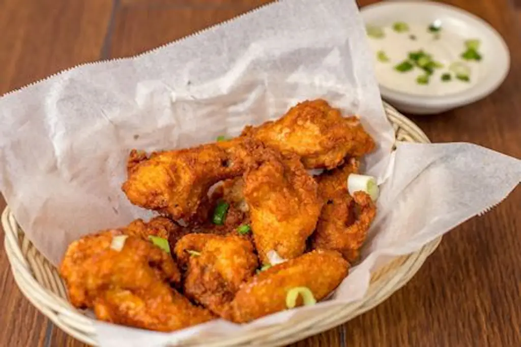 Chicken wings in a bowl