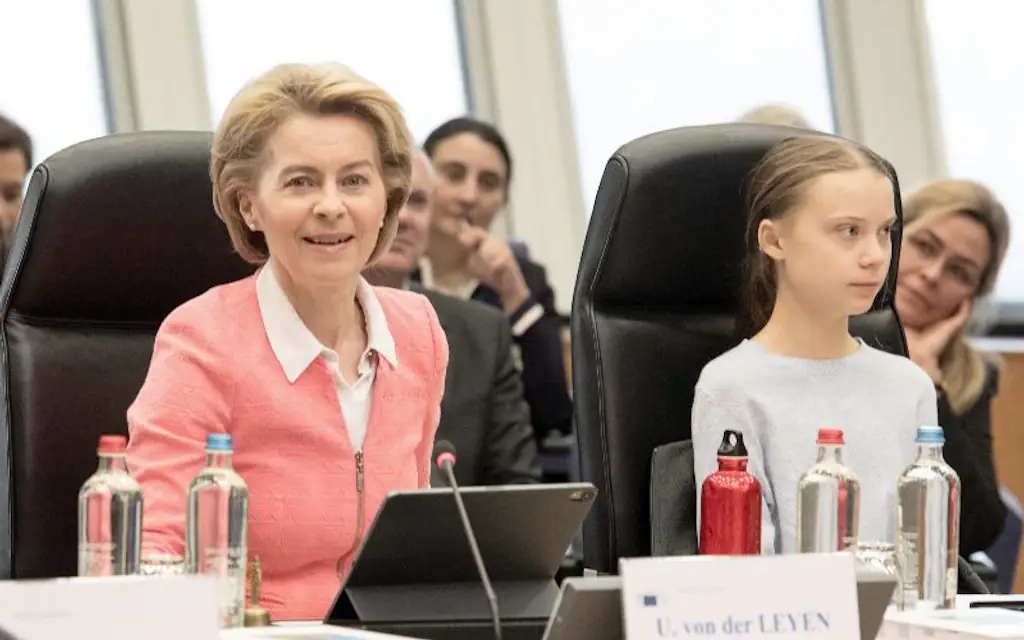 An image of Greta Thunberg.