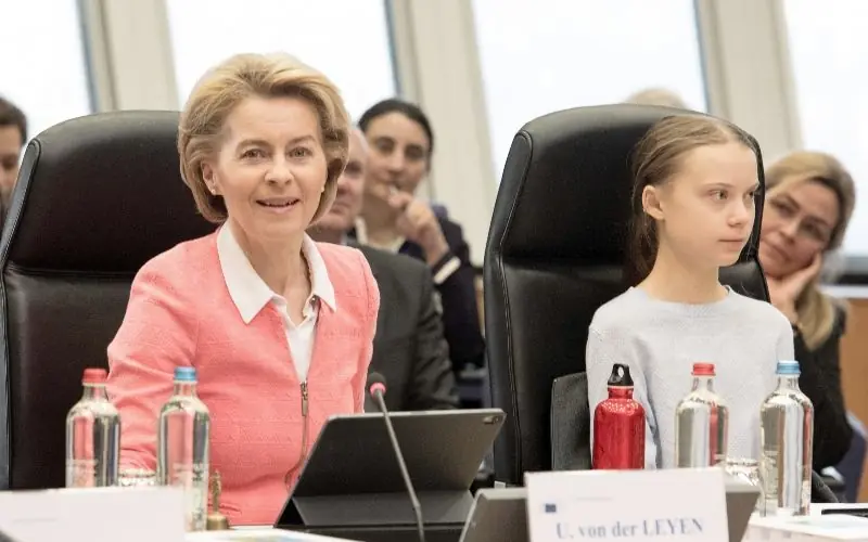 An image of Greta Thunberg.