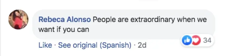 An Instagram comment.