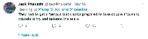 An image of a Twitter comment.
