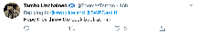 A Twitter comment.