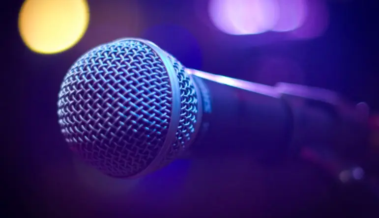 Singer falls 10 feet off stage during concert for International Women's Day