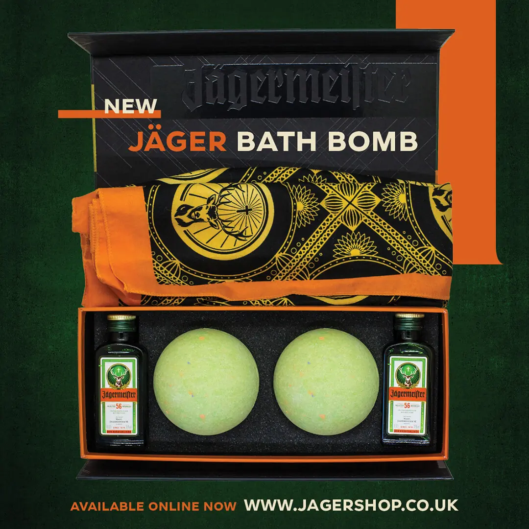 Jaeger bath bomb