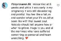 An Instagram comment.