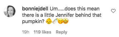 An Instagram comment.