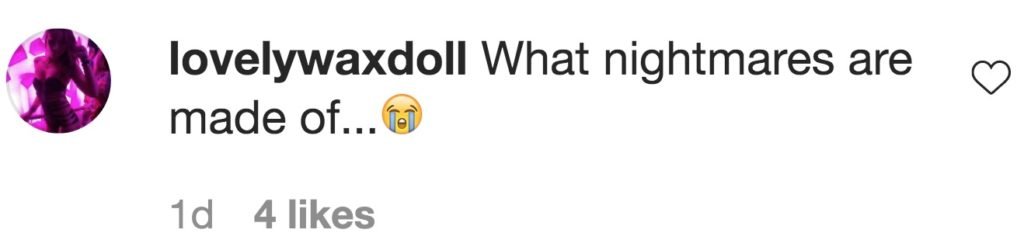 Instagram comments on Courtney Stodden's post calling for people to vote. 