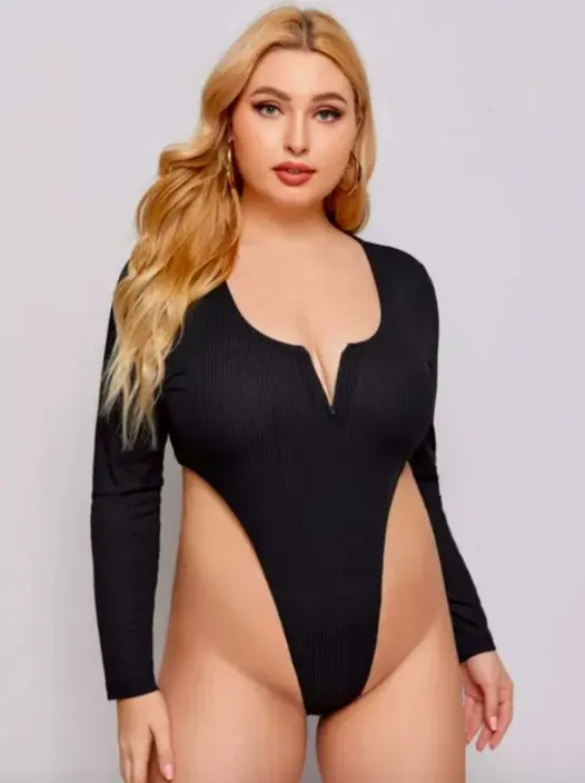 A woman in a Shein outfit.