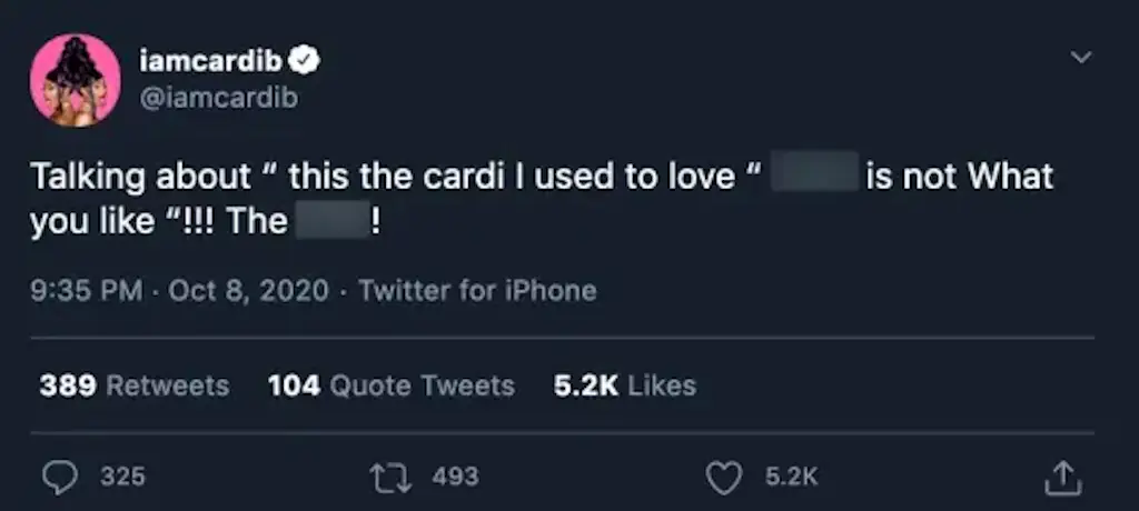 A tweet.