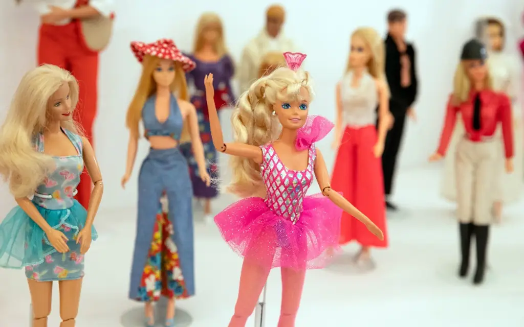 Barbie dolls.