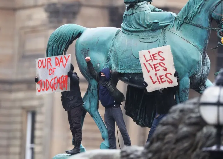 The filming of The Batman.