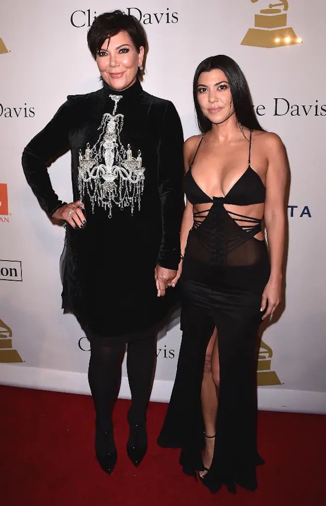 Kris Jenner and Kourtney Kardashian.