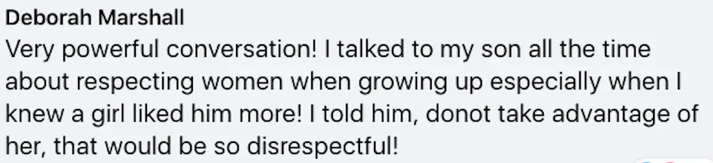 Facebook comment