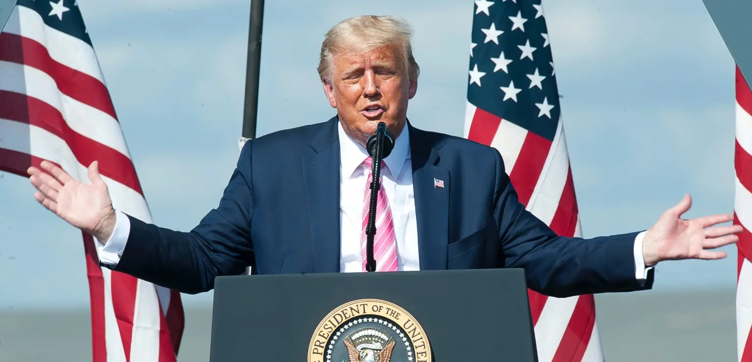 Donald Trump speaking.