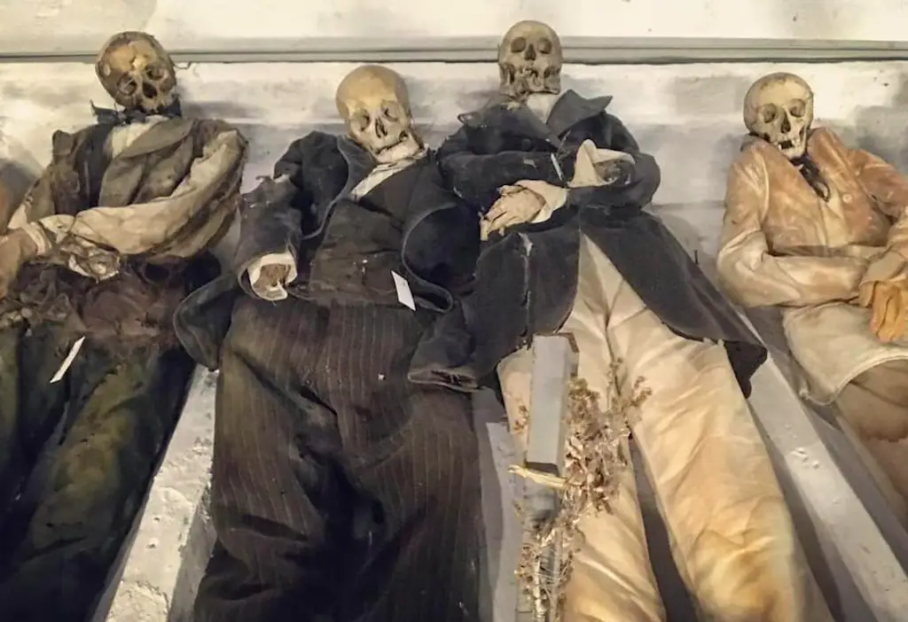 Four skeletons.