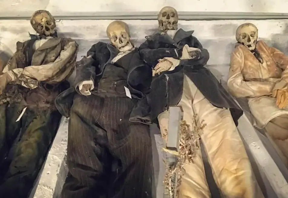 Four skeletons.