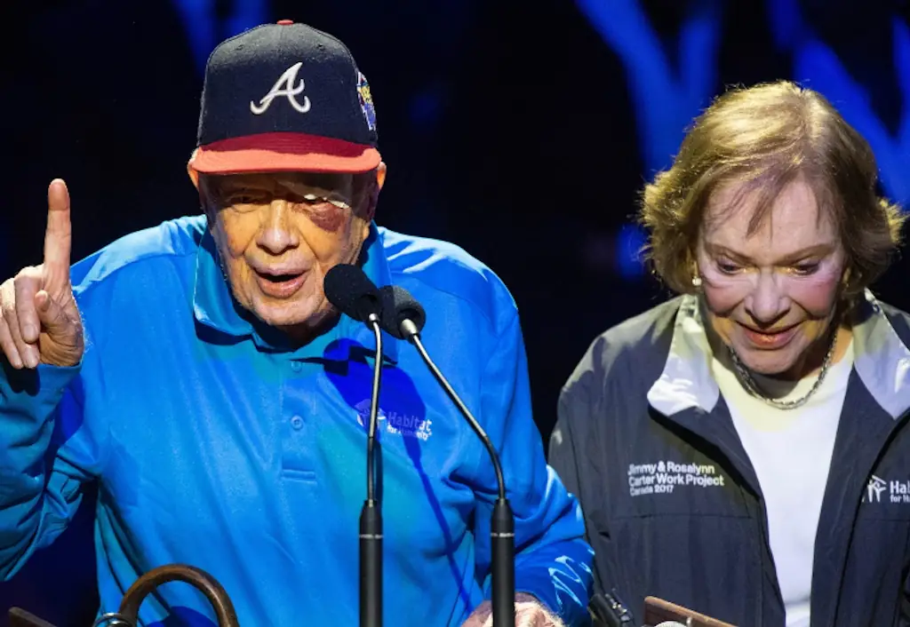 Jimmy and Rosalyn Carter.
