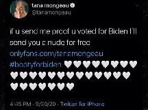 A Twitter comment.