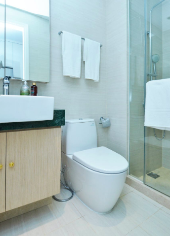 A toilet.