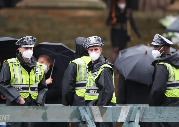 The filming of The Batman.