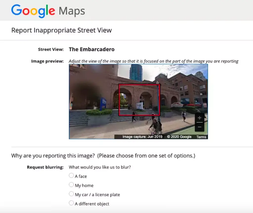 A screenshot of Google Maps.