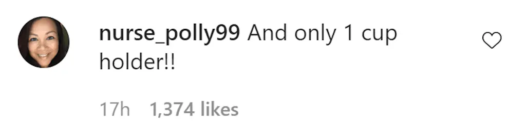 An Instagram comment.