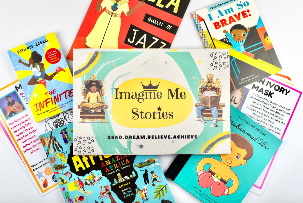 An Imagine Me Stories package.