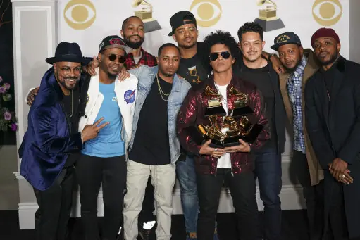 NEW YORK - JANUARY 28: Bruno Mars poses in the press room at the 60th Annual Grammy Awards at Madison Square Garden on January 28, 2018 in New York City. (Photo by Ben Hider/PictureGroup)