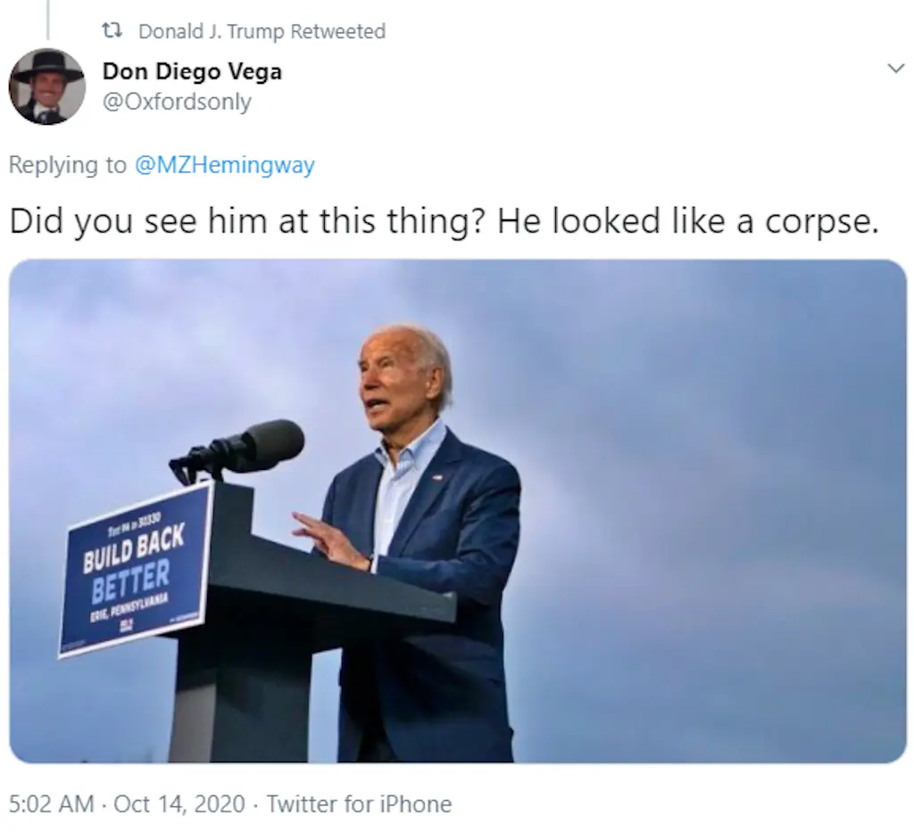 A tweet