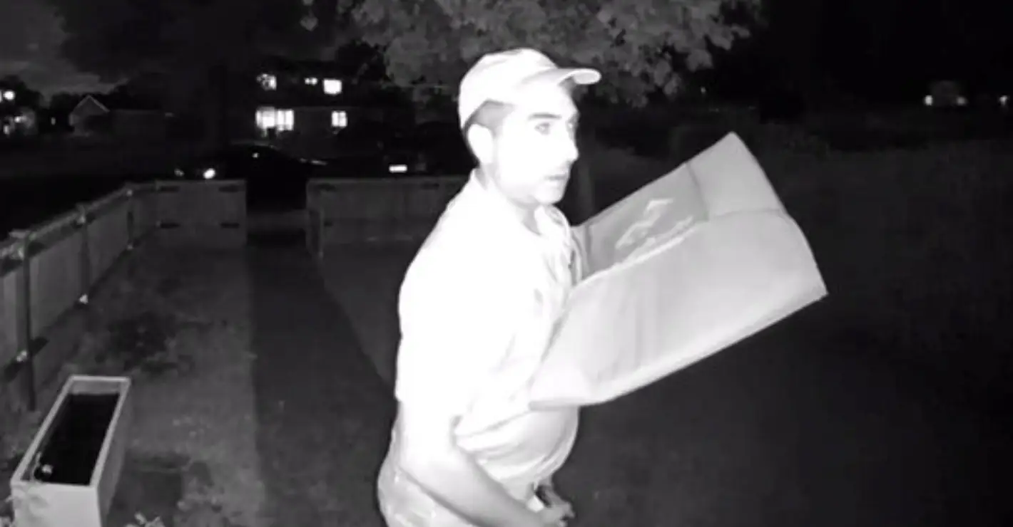 Pizza delivery driver caught rubbing ice cream on crotch before handing it to customer