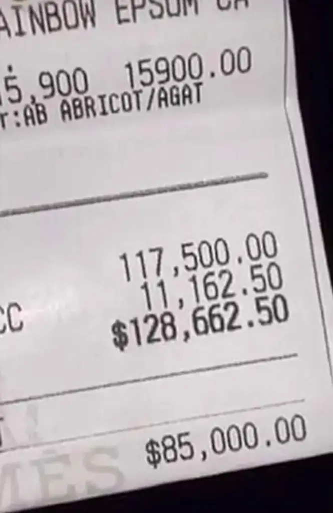 A receipt.