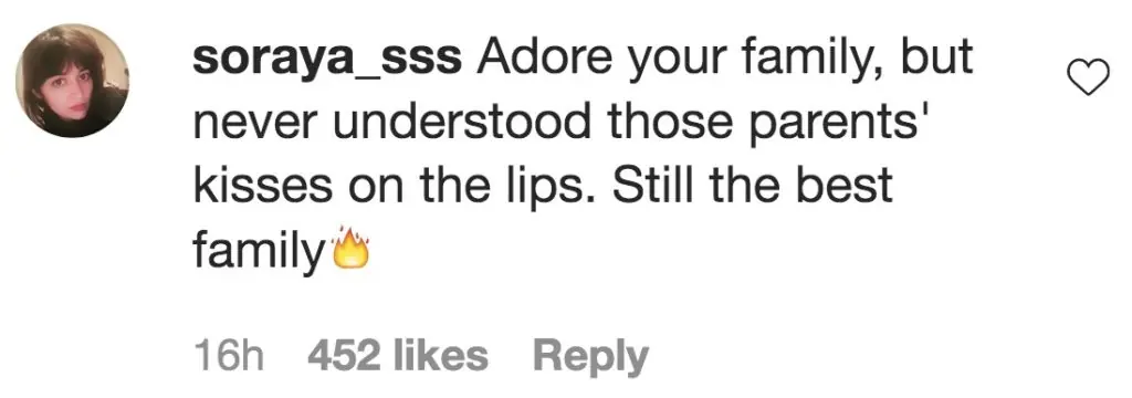 An Instagram comment.