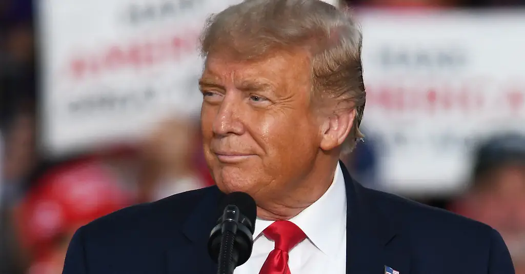 An image of Donald Trump. 