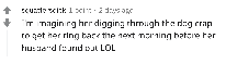 A Reddit comment.