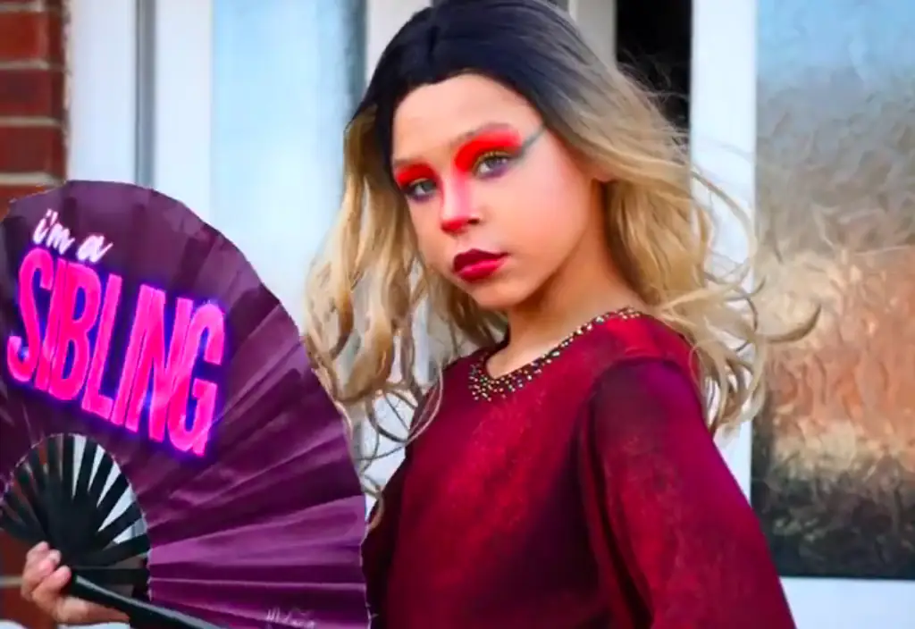 A child drag queen.