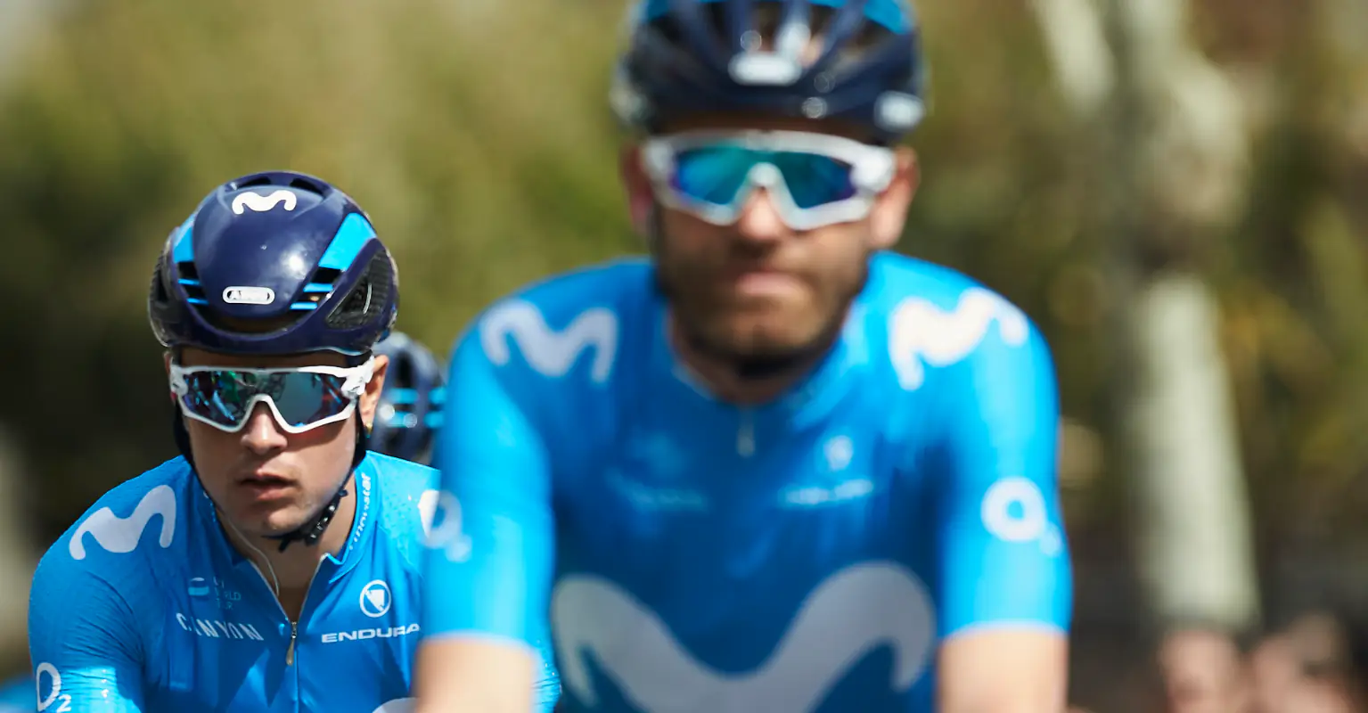 Cyclist shows off pumped up legs following brutal Vuelta a España race