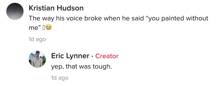 A TikTok comments about boy