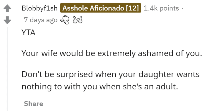 A Reddit comment.
