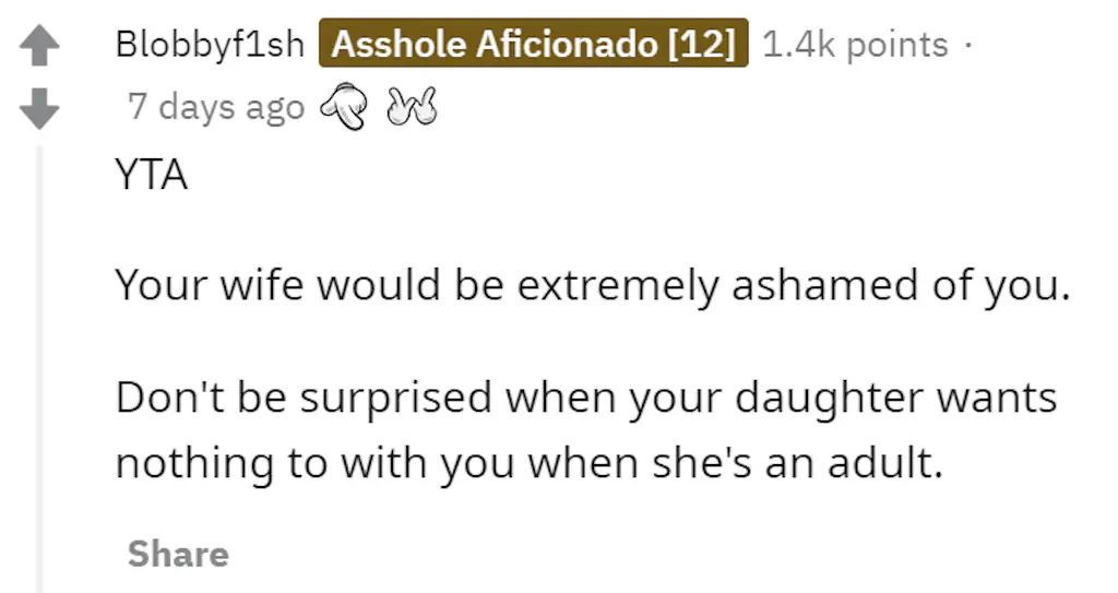 A Reddit comment. 