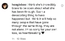 An Instagram comment.