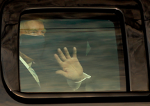 Donald Trump waving.