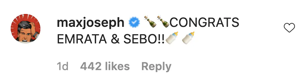 An Instagram comment.