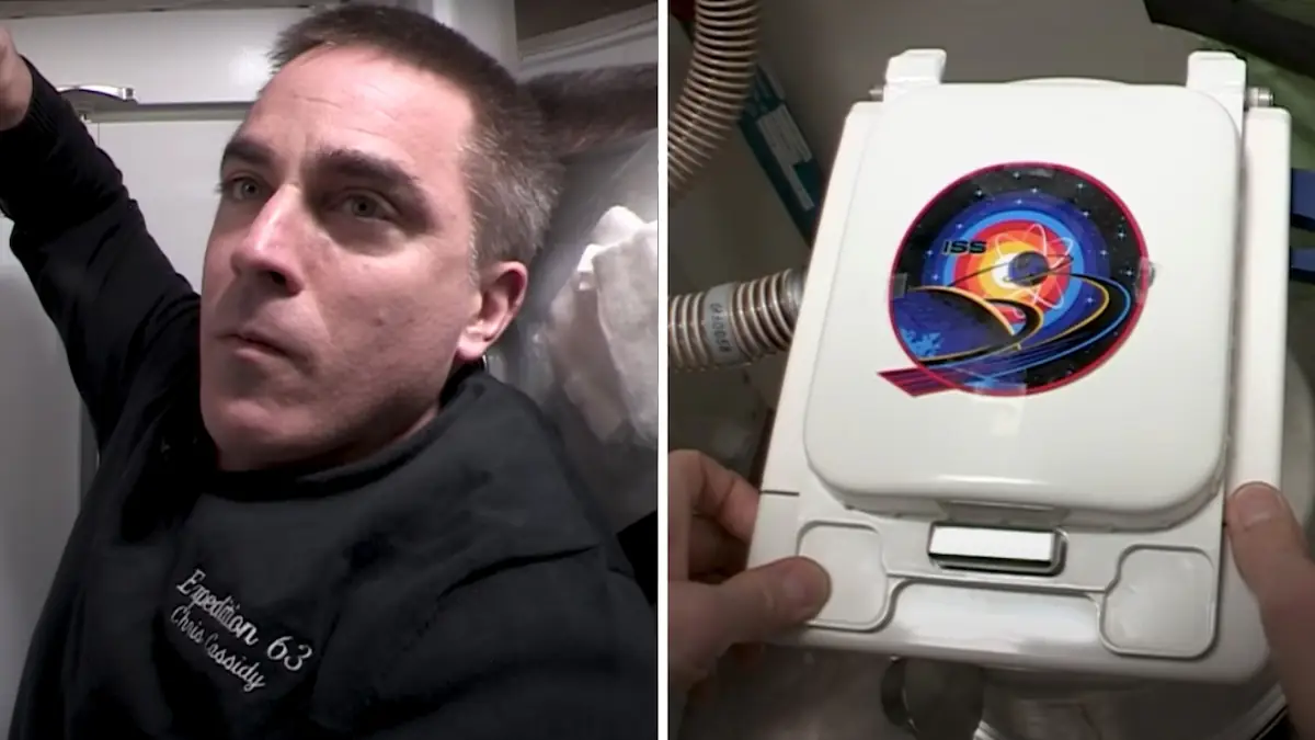 Astronaut answers the age old question of how to poop in space