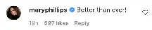 An Instagram comment.