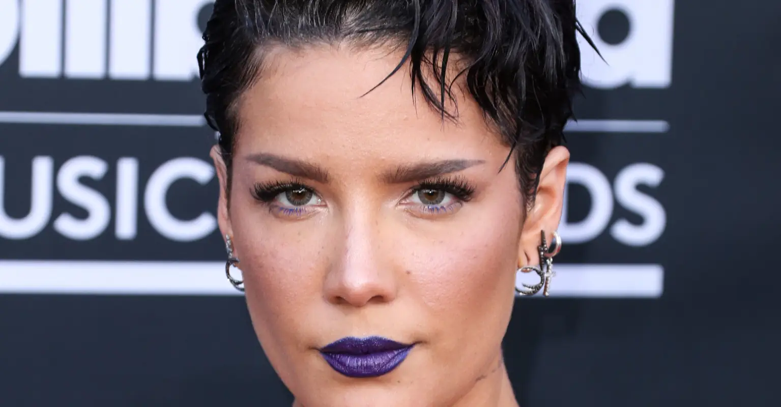 Halsey reveals new tattoo on her shaved head