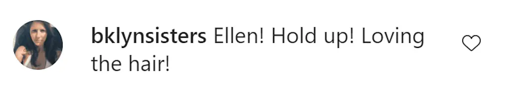 An Instagram comment.